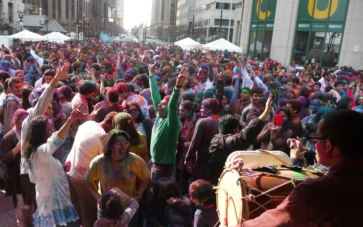 holi festival exchange place 2025